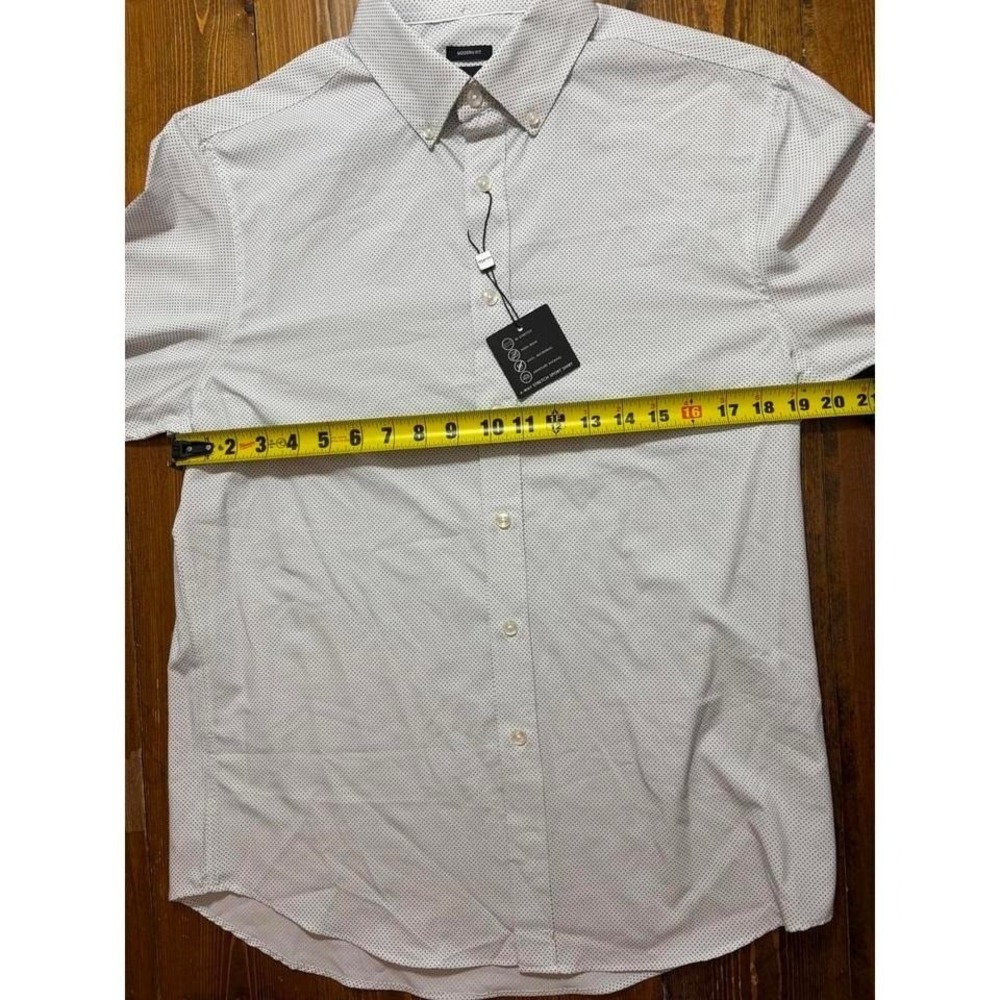 WEARNESS Kenneth Cole Dress Shirt – Men's Medium (16–16½, 32/33) – NWT White - Picture 4 of 5